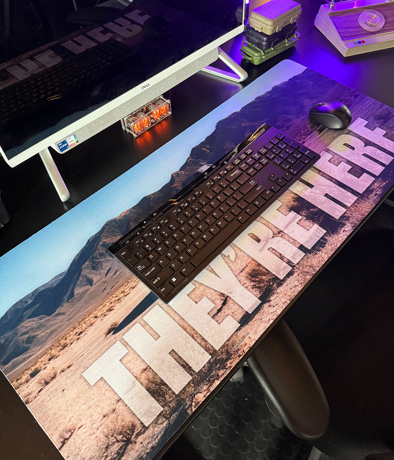 DESKTOP MAT: They're Here
