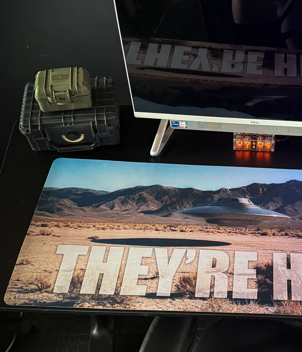 DESKTOP MAT: They're Here