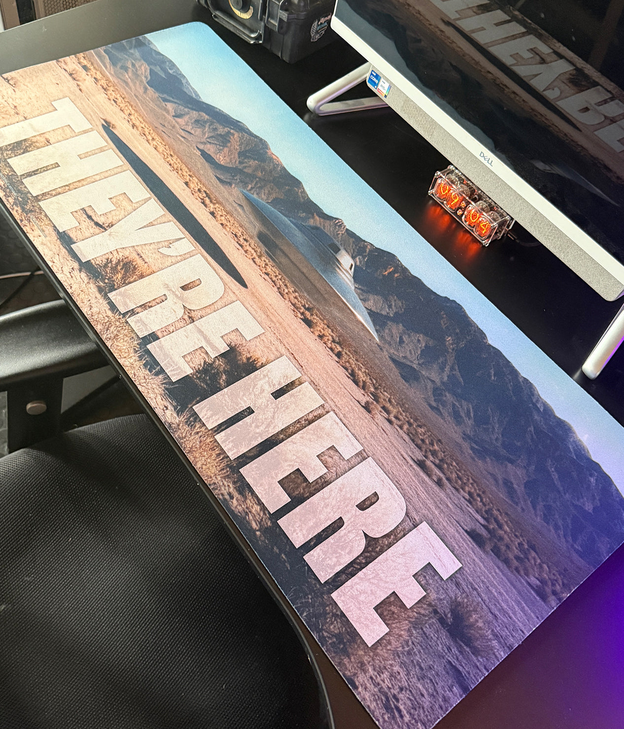 DESKTOP MAT: They're Here
