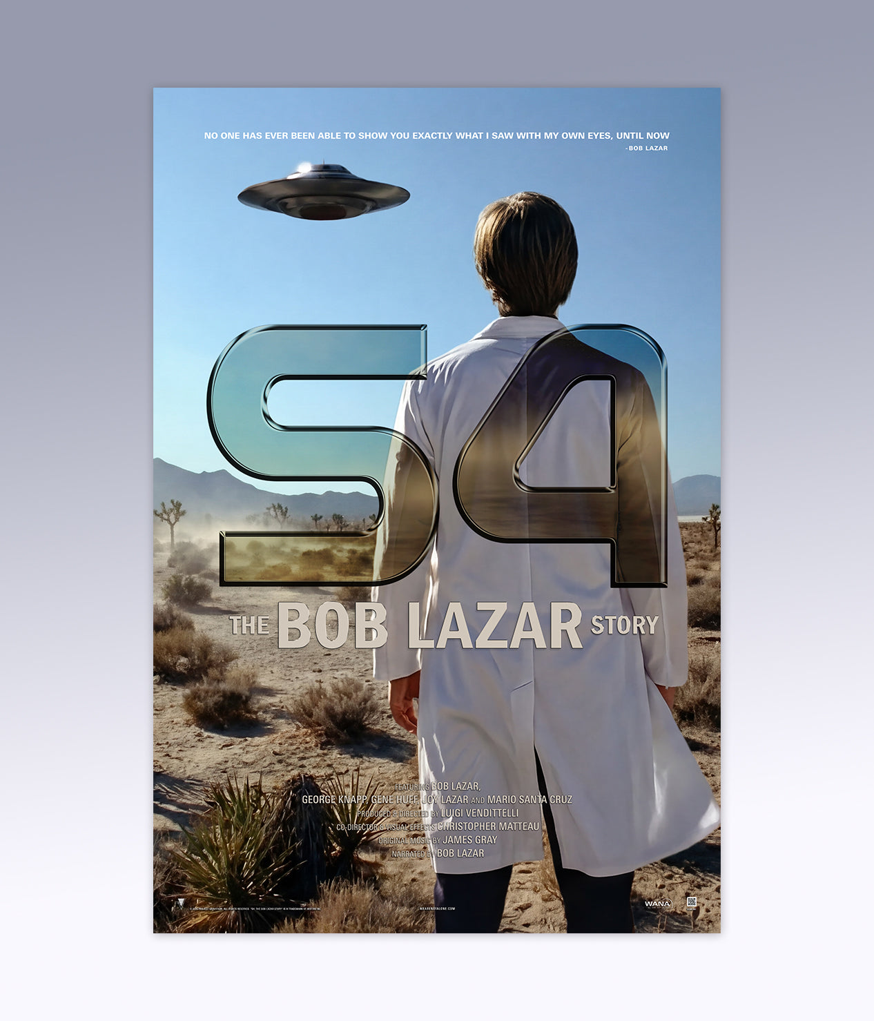 S4: THE BOB LAZAR STORY - OFFICIAL LAUNCH POSTER