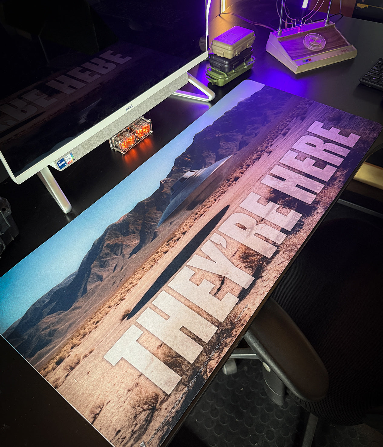 DESKTOP MAT: They're Here