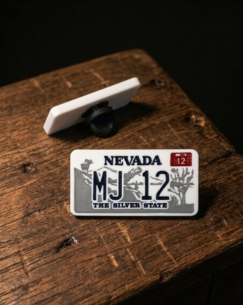 PIN: MJ 12 Plate
