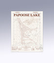 PAPOOSE LAKE MAP