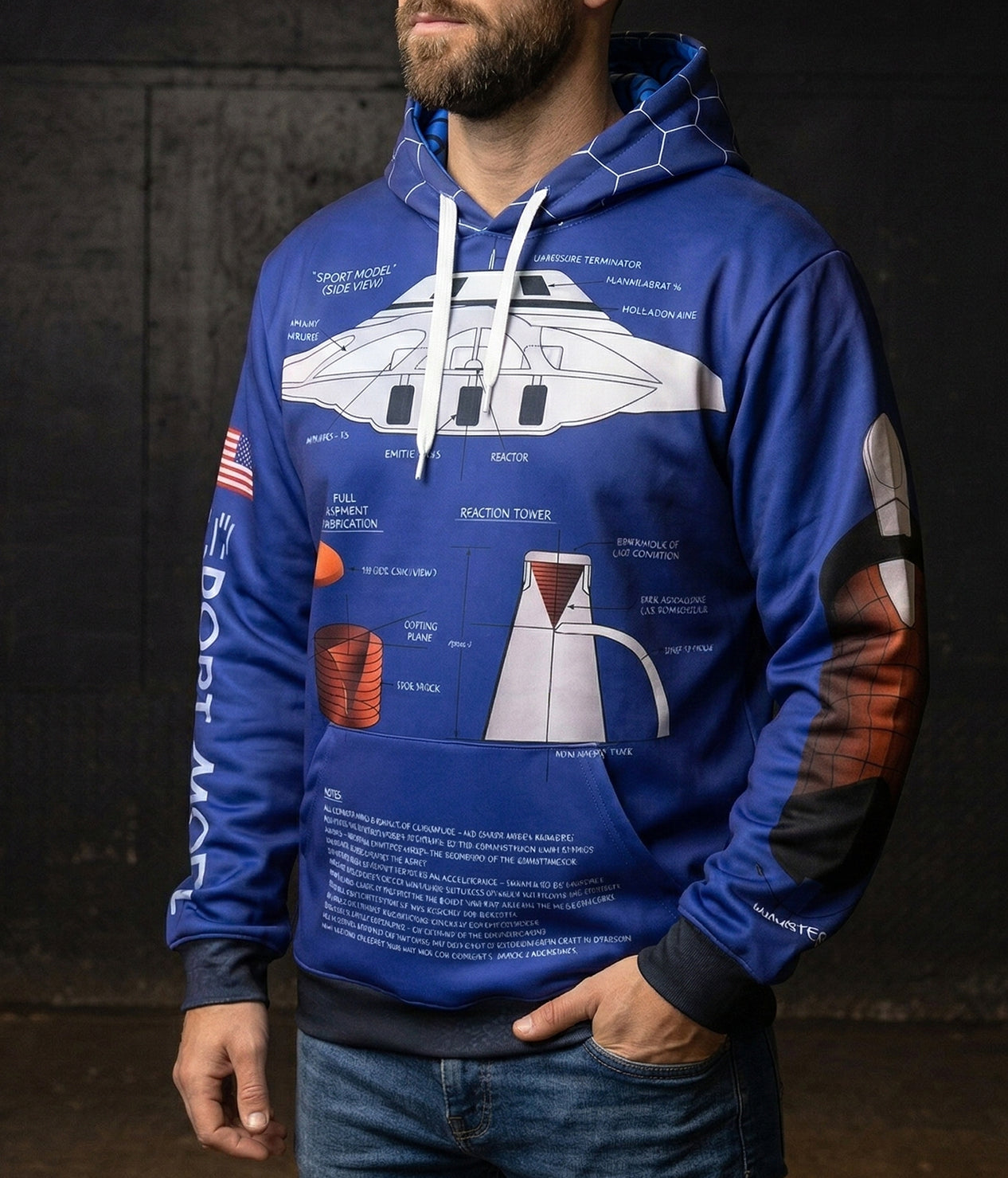HOODIE: Sport Model Lazar Sketch